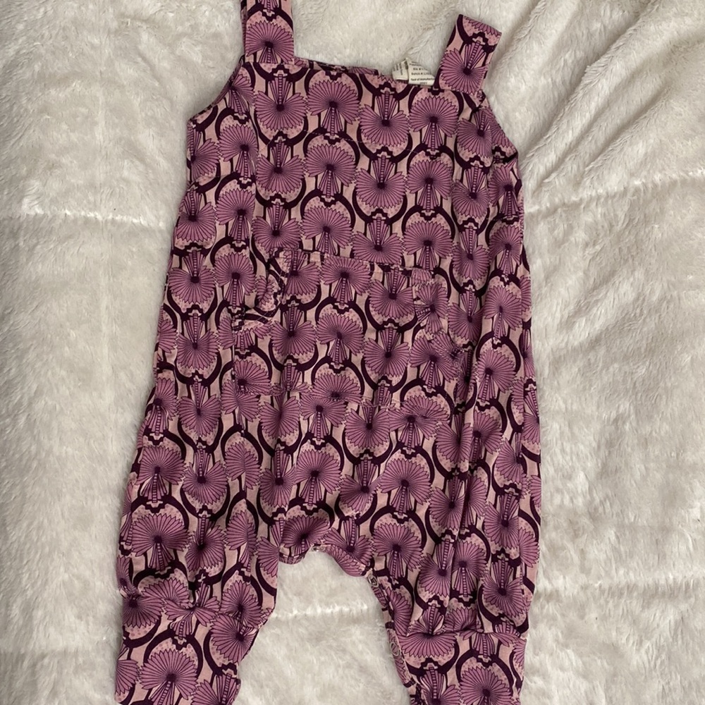Kate quinn sleeveless cuffed kanga overall